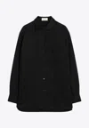 The Row Nesson Oversized Linen Button-down Shirt