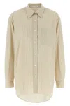 The Row Pocketed Striped Long Sleeve Shirt