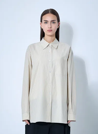 The Row Nesson Shirt In Green