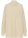 The Row Nesson Shirt - Women's - Organic Cotton In Neutrals