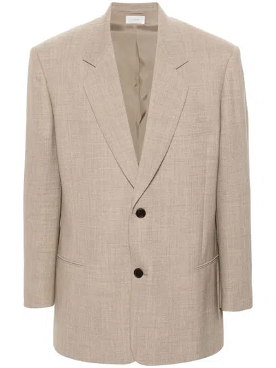 The Row Abram Single-breasted Blazer In Neutrals