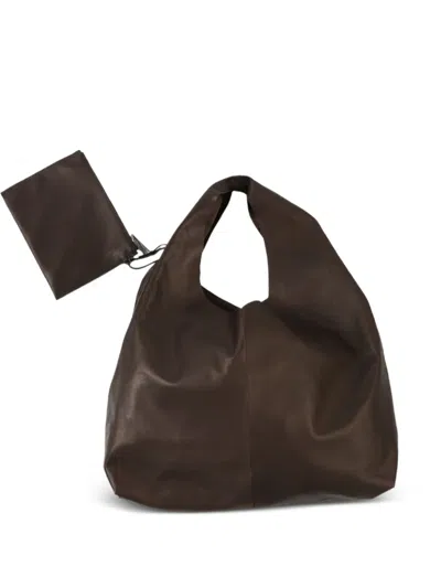 The Row New Bindle Shoulder Bag In Brown