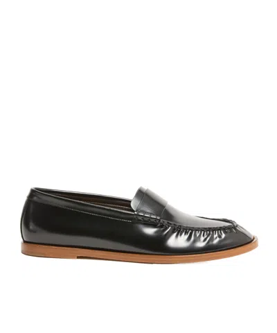 The Row New Mens Leather Loafers In Multi