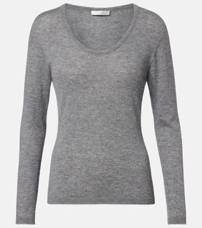 The Row Nezana Cashmere Sweater In Gray