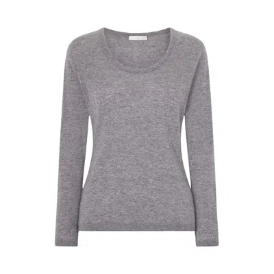 Pre-owned The Row Nezana Top 'grey' | Women's Size S In Gray