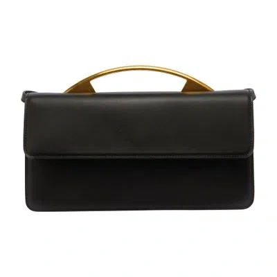 The Row Nia Handbag In Black