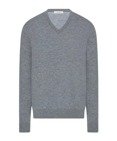 The Row Nian Knitted Sweater In Gray
