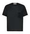 The Row Niels Virgin Wool-cashmere T-shirt In Black