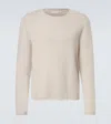 The Row Nikola Wool Sweater In Neutral