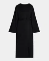 The Row Nilsat Coat In Cashmere In Black
