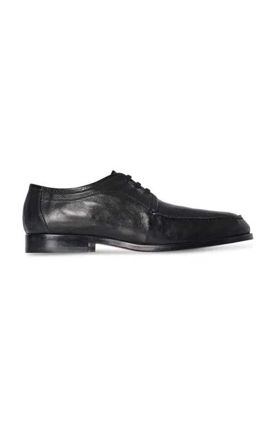 The Row Nino Camelhair-blend Flats In Black