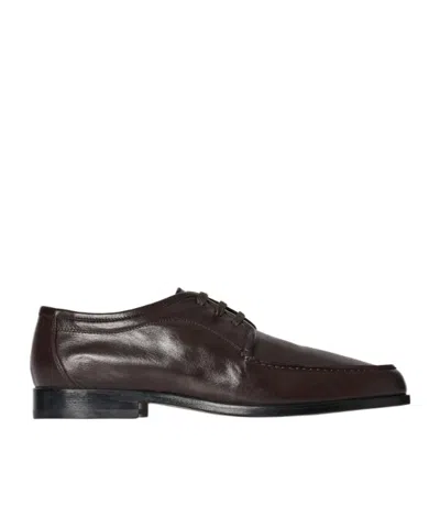 The Row Nino Derby Shoe In Brown