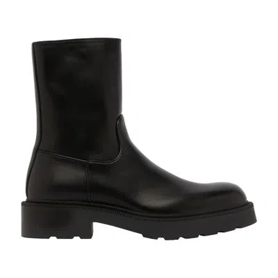 The Row Nobilis Ankle Boots In Black
