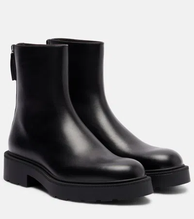 THE ROW NOBILIS FAST LEATHER ANKLE BOOTS