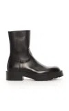 Shop The Row Nobilis Leather Ankle Boots In Black