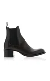 The Row Nobilis Leather Chelsea Boots In Brown