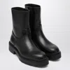 The Row Nobilis Tr Black Leather Boot In Black