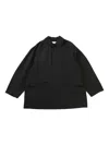 The Row Black Frankino Wool Jacket In Black