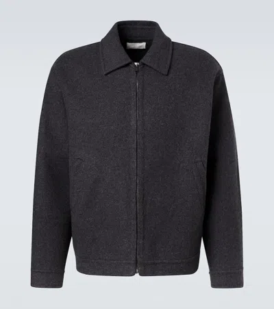 The Row Noggu Cashmere And Wool Jacket In Animal Print