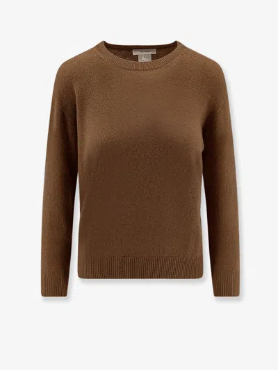 The Row Noler Cashmere Jumper In Brown