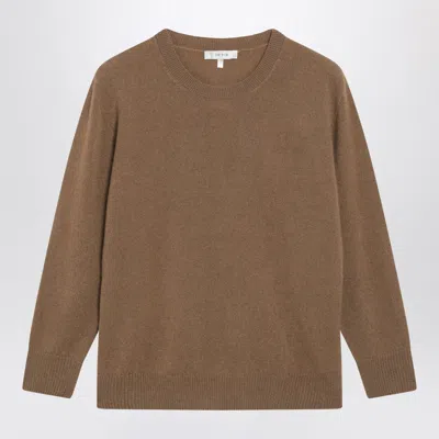 The Row Noler Crewneck Cashmere Sweater In Camel In Brown