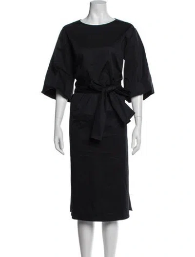 Pre-owned The Row Nolo Midi Length Dress In Blue