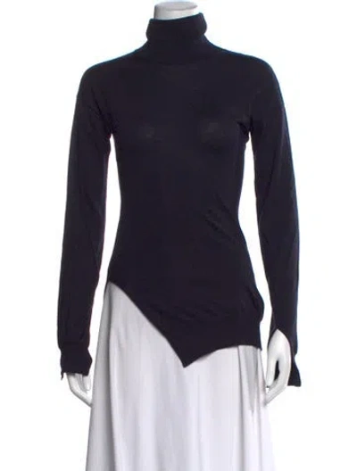 Pre-owned The Row Nomi Cashmere Sweater In Blue