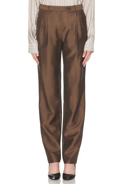 The Row Norbert Pant In Dark Beige