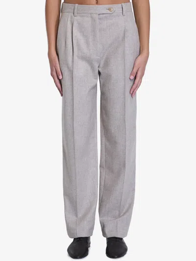 The Row Norbert Trousers In Beige