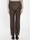 The Row Women's Norbert Trousers In Brown