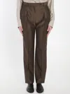 The Row Women's Norbert Trousers In Brown