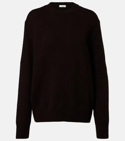 The Row Noval Cashmere Sweater In Black