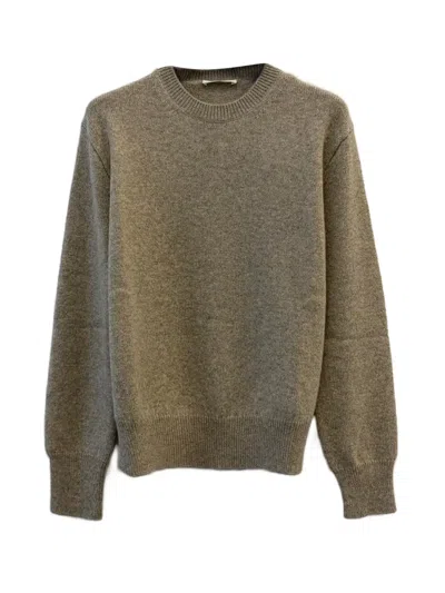 The Row Noval Cashmere Crewneck Jumper In Brown