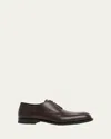 The Row Novus Leather Derby Loafers In Brown