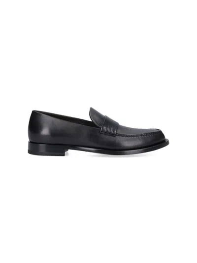 The Row 'novus' Loafers In Black  