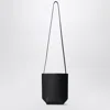 The Row N/s Park Black Shoulder Bag In Black