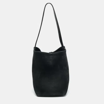 Pre-owned The Row N/s Park Black Suede Tote
