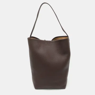 Pre-owned The Row N/s Park Chocolate Brown Leather Tote