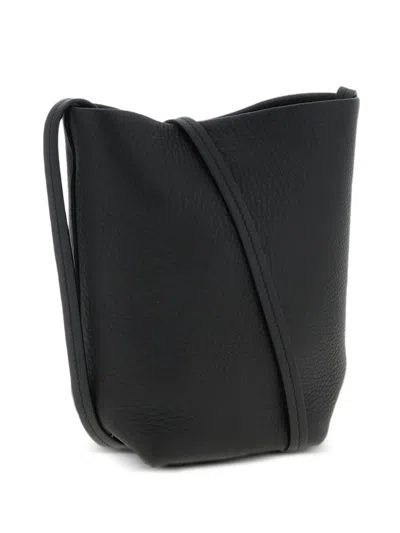 The Row N/s Park Crossbody Bag Leather In Black