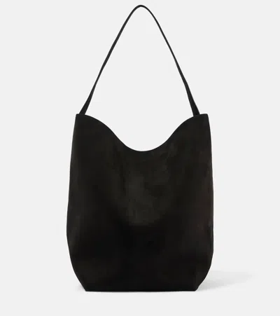 The Row N/s Park Large Leather Tote Bag In Black