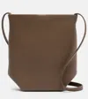 The Row N/s Park Leather Crossbody Bag In Brown