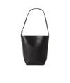 The Row N/s Park Medium Texture Handbag In Black