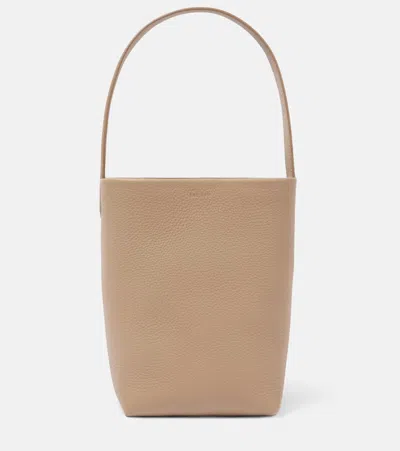 The Row N/s Park Small Leather Tote Bag In Brown