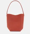 The Row N/s Park Small Leather Tote Bag In Red