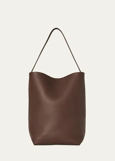 The Row N/s Park Tote Bag In Dark Olive