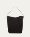 The Row N/s Park Tote Bag In Textured Canvas In Black