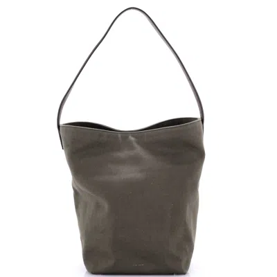 The Row N/s Park Tote Canvas Small In Grey