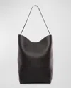 The Row N/s Park Tote Large In Lux Grained Calfksin In Black