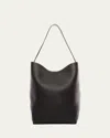 The Row N/s Park Tote Large In Lux Grained Calfksin In Black