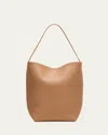 The Row N/s Park Tote Large In Lux Grained Calfksin In Cinnamon